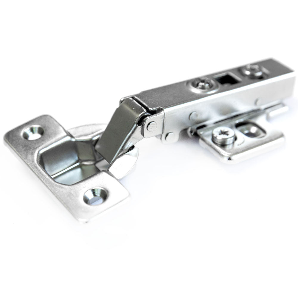 Penture Euro Q-line plein recouvrement 110 degrés avec plaque de montage