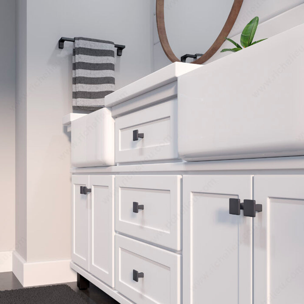 Modern knob #2368 orion gray 33mm - Richelieu