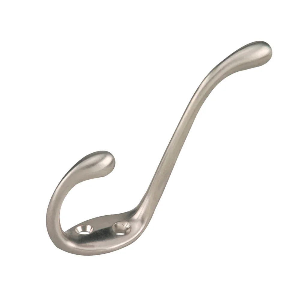 Brushed nickel heavy duty coat hook 4 ¼’’ #237 - Richelieu