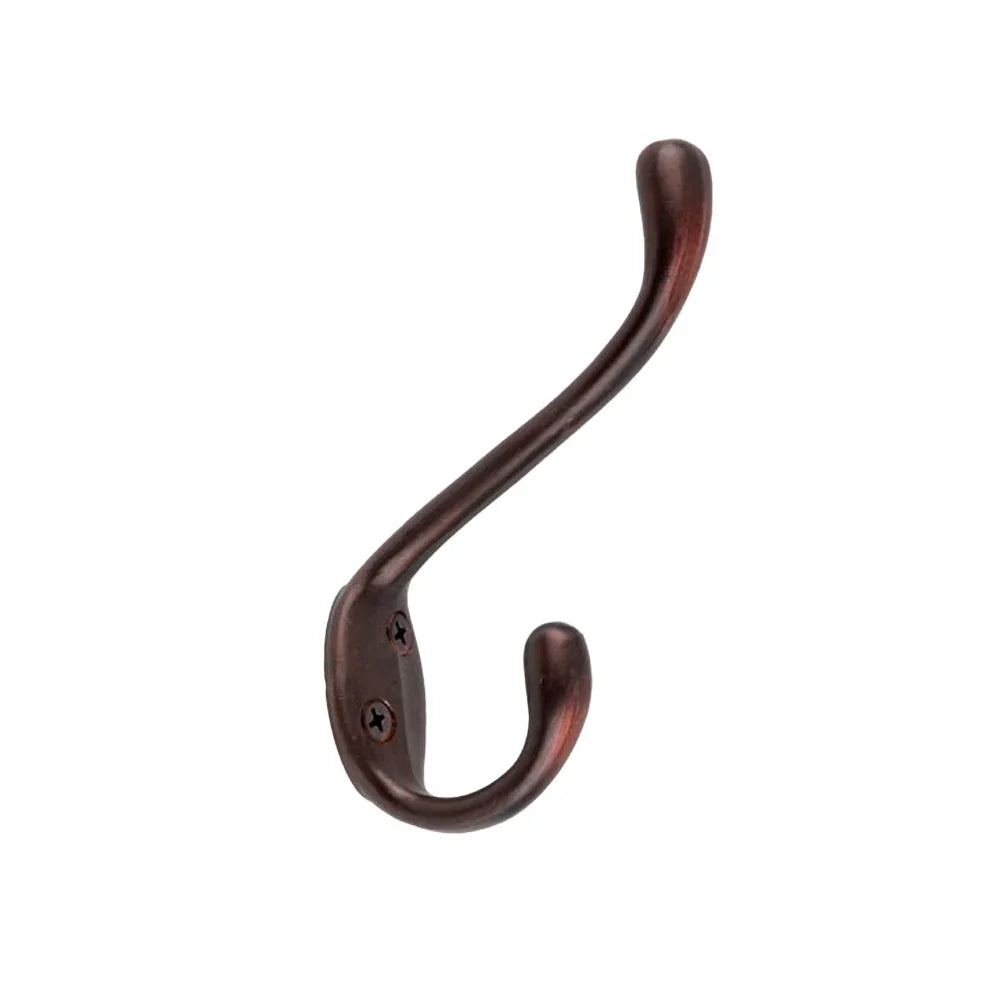 Oiled rubbed bronze heavy duty coat hook 4 ¼’’ #237 - Richelieu