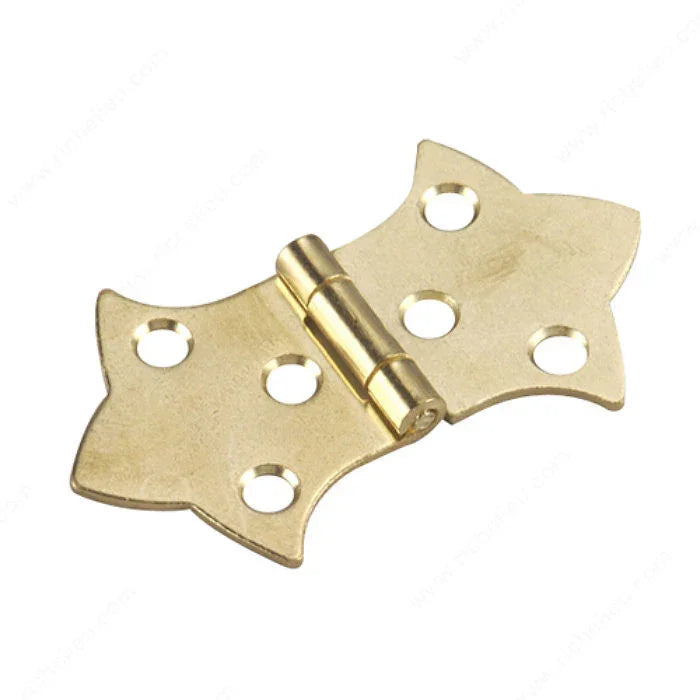 DECORATIVE HINGE BRASS PQT/2
