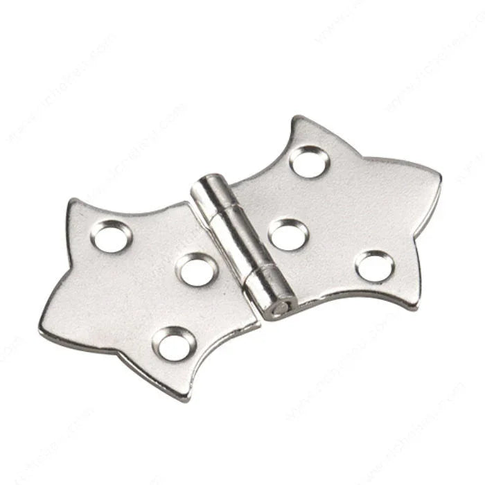DECORATIVE HINGE CHROME PQT/2
