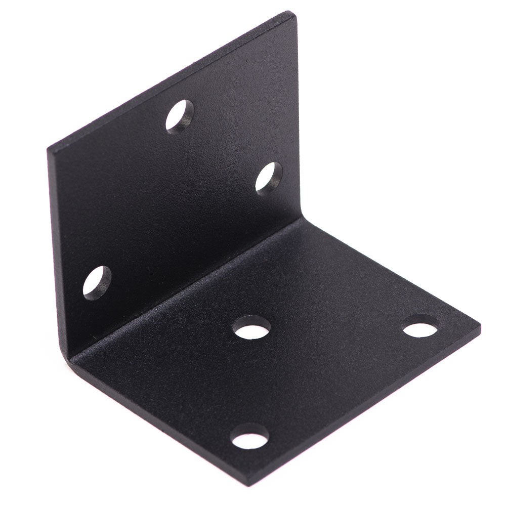 Black Steel Brackets 2 1/2'' x 2 1/2'' x 3'' x 3/16''