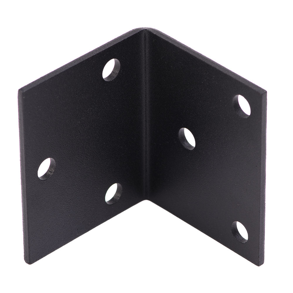 Black Steel Brackets 2 1/2'' x 2 1/2'' x 3'' x 3/16''