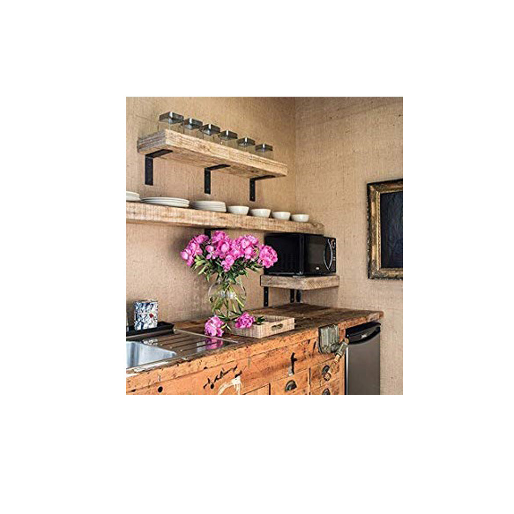 Support à tablette en L 6" noir - Lignum