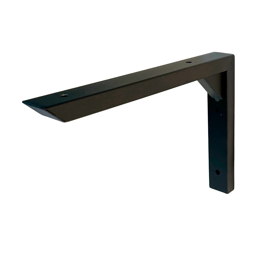 L shape shelving bracket black - Lignum