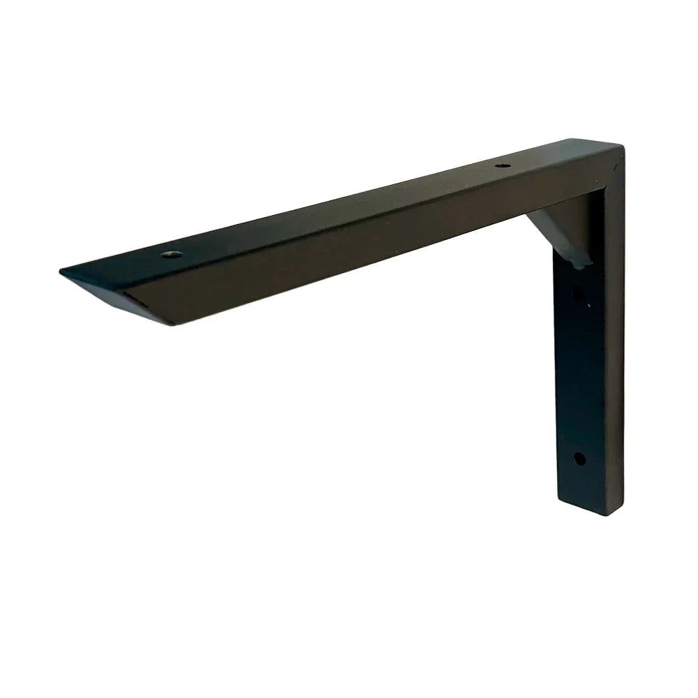 L shape shelving bracket black - Lignum