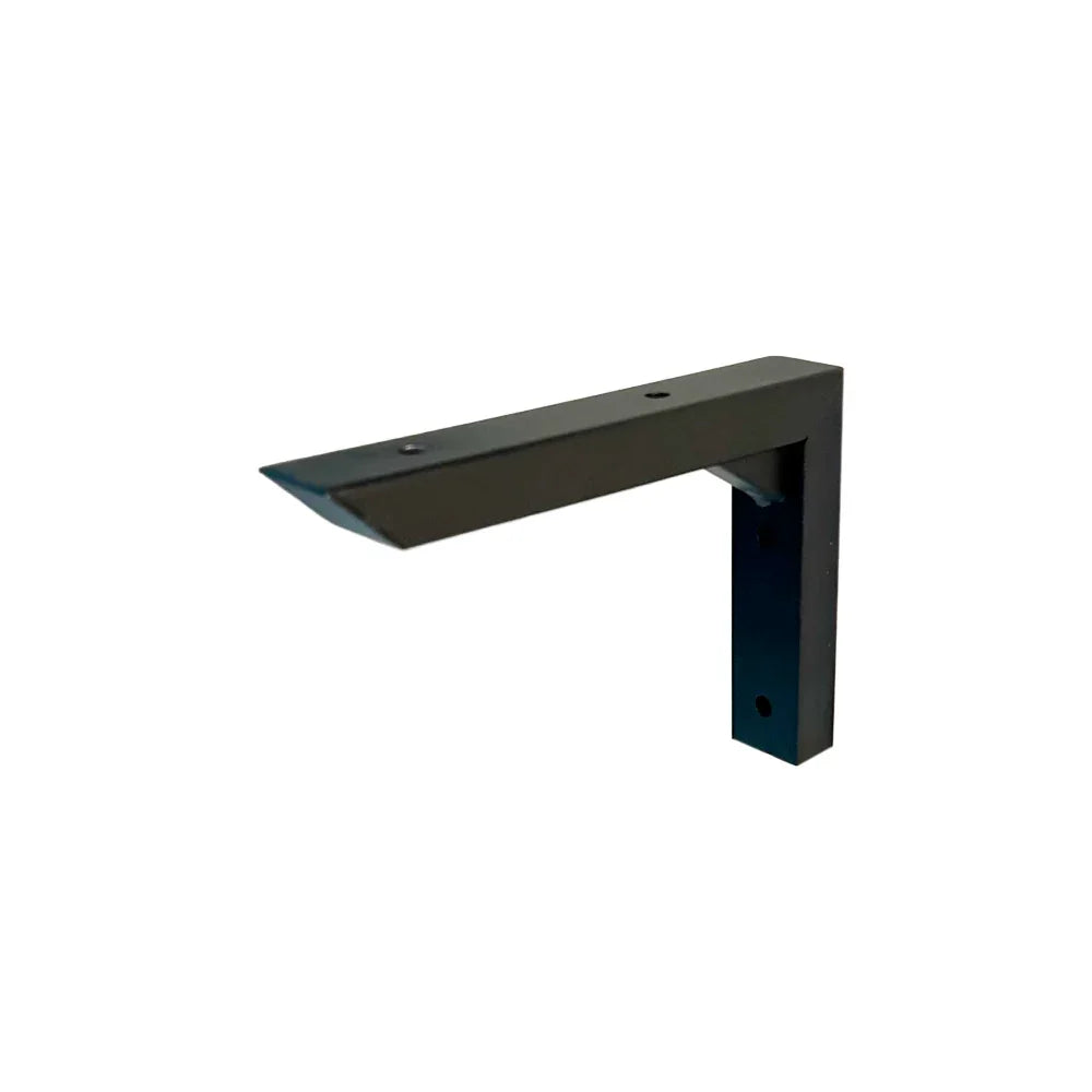 L shape shelving bracket black - Lignum