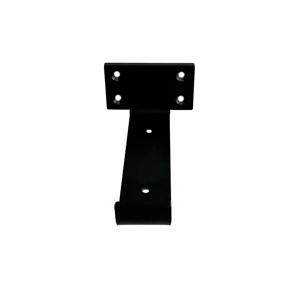 Concealed J shaped shelving bracket 5 5/8’’ black - Lignum