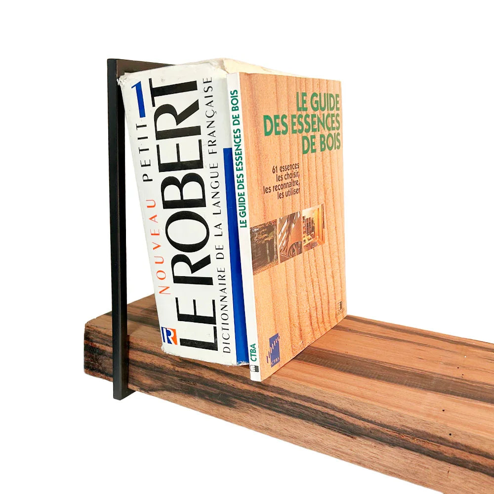 Edge shelf bracket 6 3/8’’ x 4’’ black - Lignum