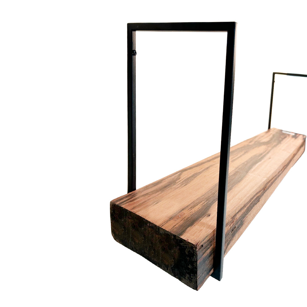 Edge shelf bracket 6 3/8’’ x 4’’ black - Lignum