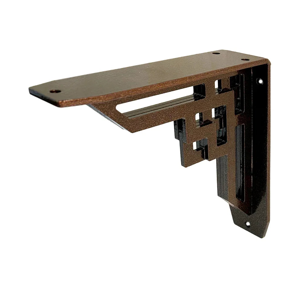 Art deco shelf support 8’’ x 8’’ sand bronze - Lignum