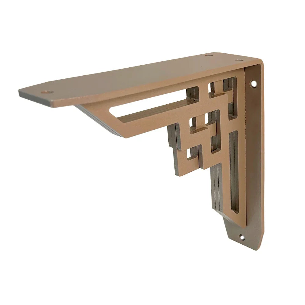 Art deco shelf support 8’’ x 8’’ California beige - Lignum