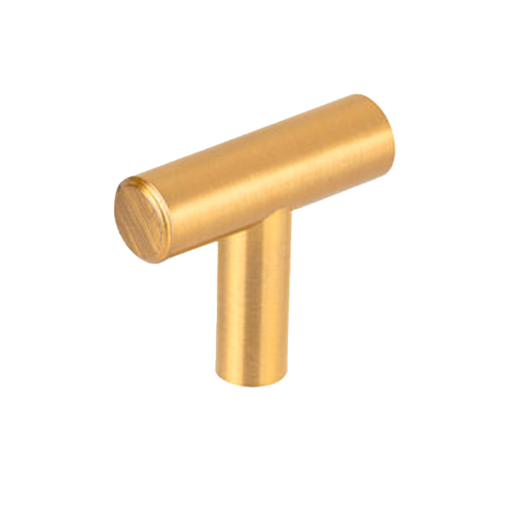 Modern knob #305 brushed gold 40mm - Richelieu