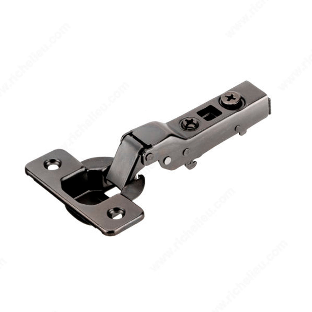 Ensemble de 2 charnières Euro 105° noir Gotham demi recouvrement - Richelieu