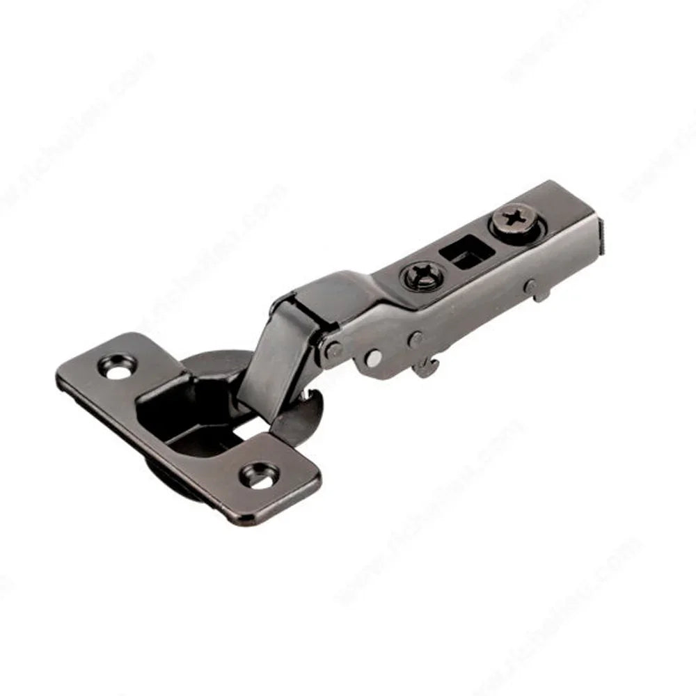 Ensemble de 2 charnières Euro 105° noir Gotham demi recouvrement - Richelieu