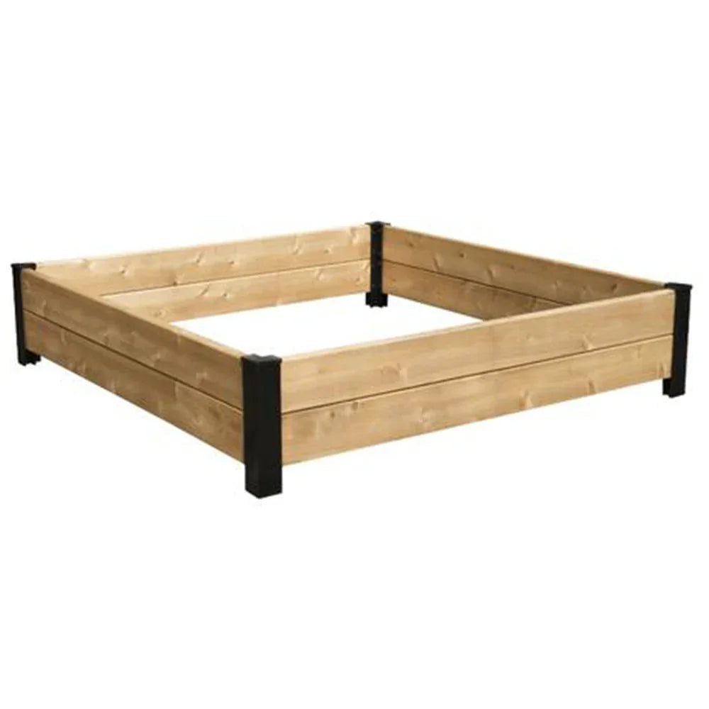 Corner kit for planter - 11" - Black aluminium