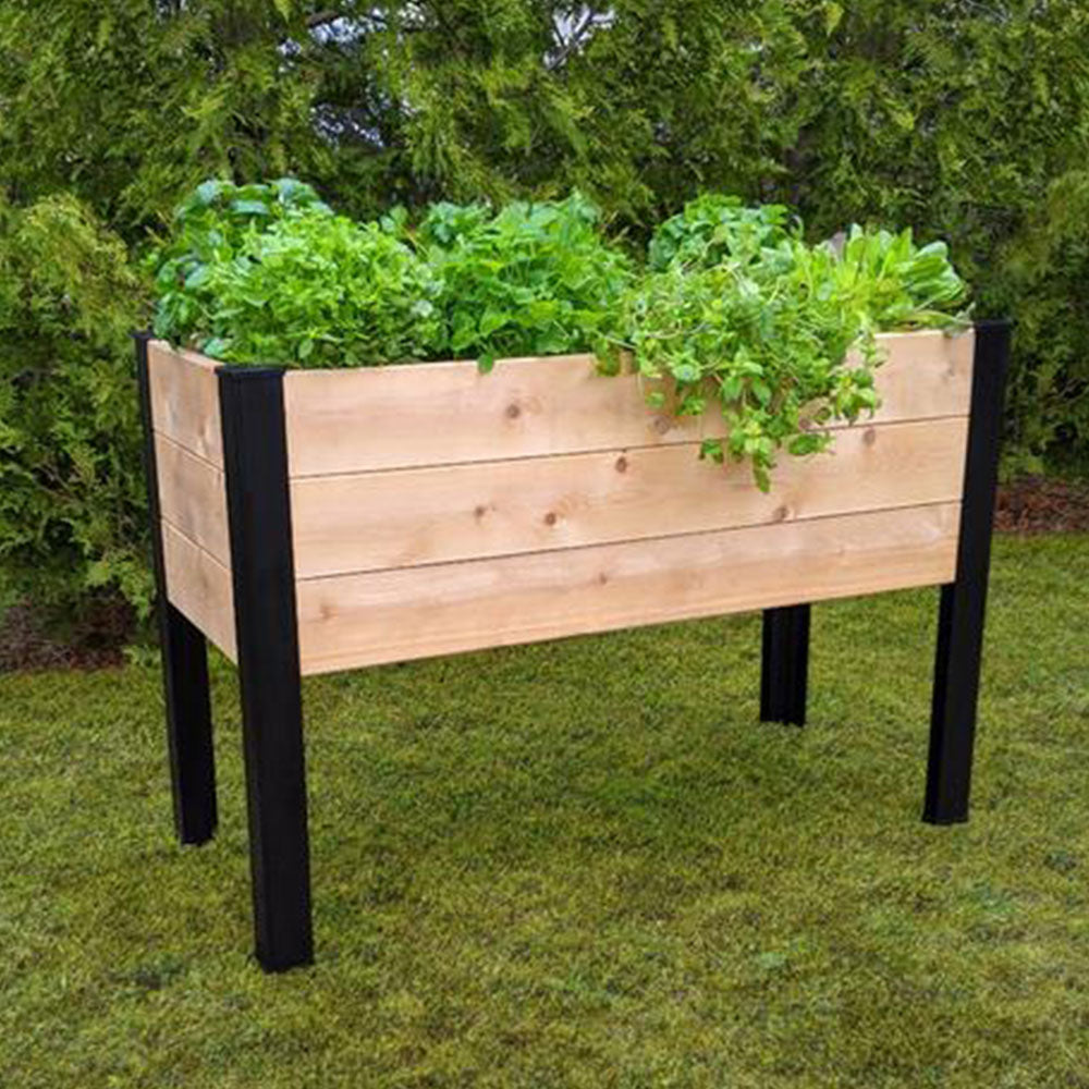 Ensemble de coins pour Jardinière - 27.5" - Aluminium noir