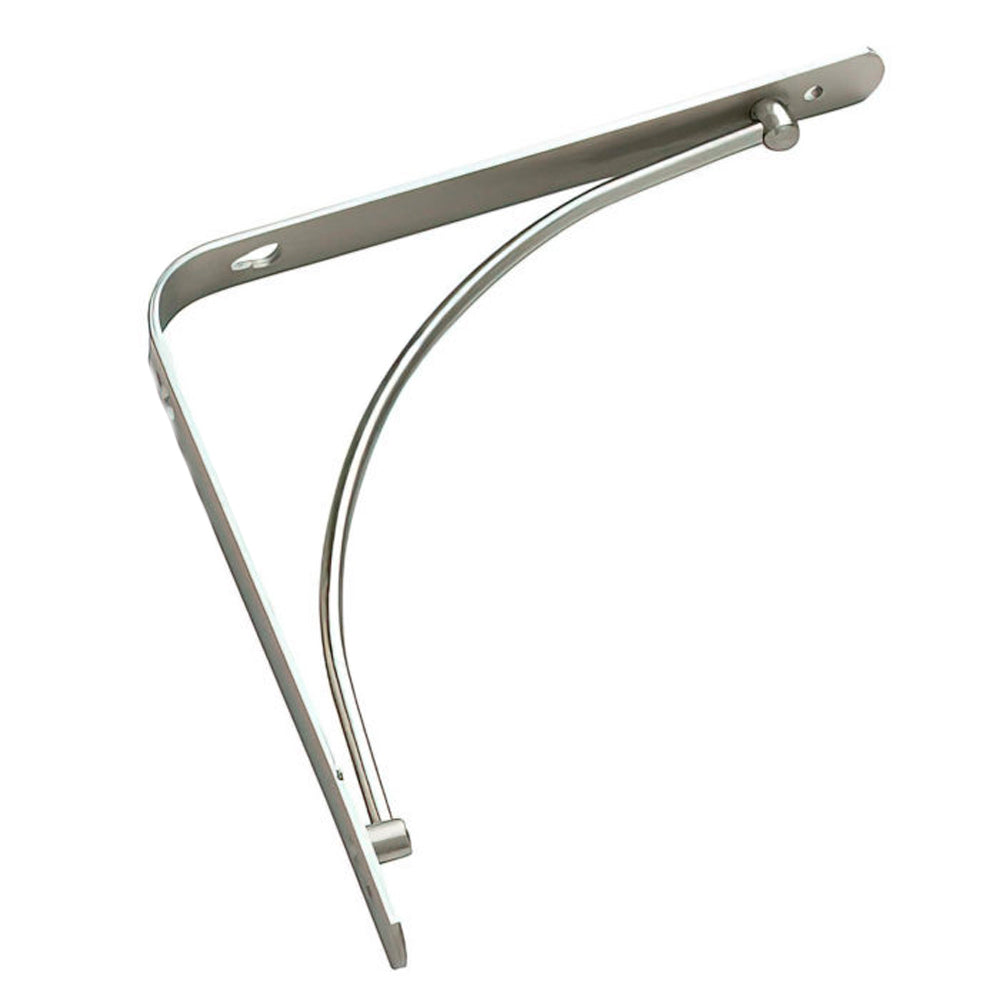 Decorative shelf bracket no.4971 brushed nickel 7,9’’ x 7,9’’ - Richelieu