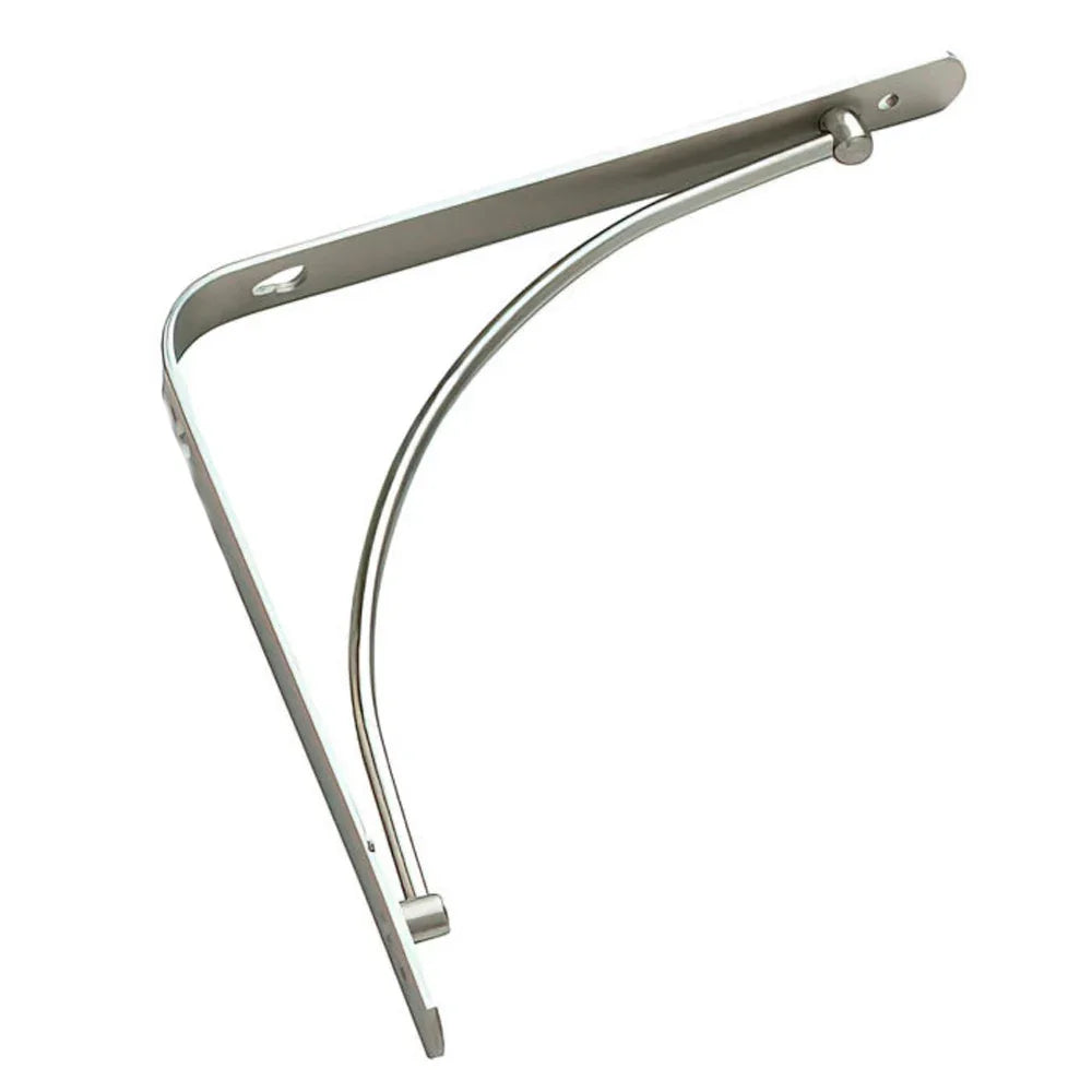 Decorative shelf bracket no.4971 brushed nickel 7,9’’ x 7,9’’ - Richelieu