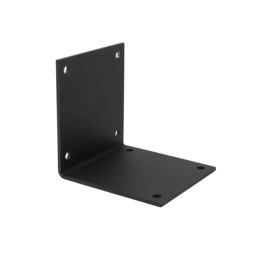 Black Metal corner brace - 5 1/2" x 6" x 6"