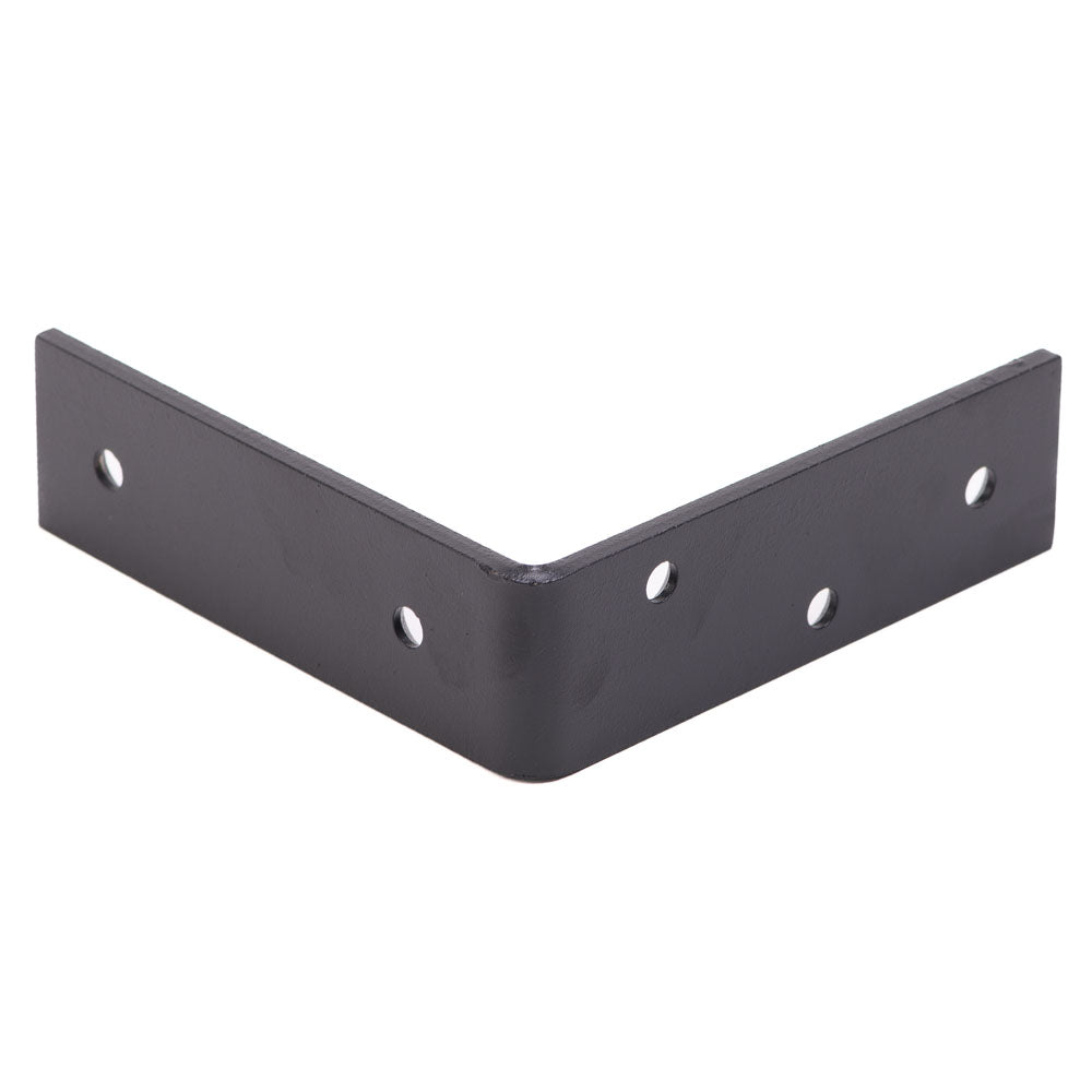 Équerre noire en acier  5'' x 5'' x 1 1/2'' x 3/16''