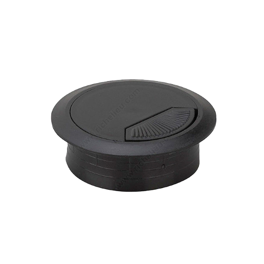 Passe fils circulaire 72mm noir - Richelieu