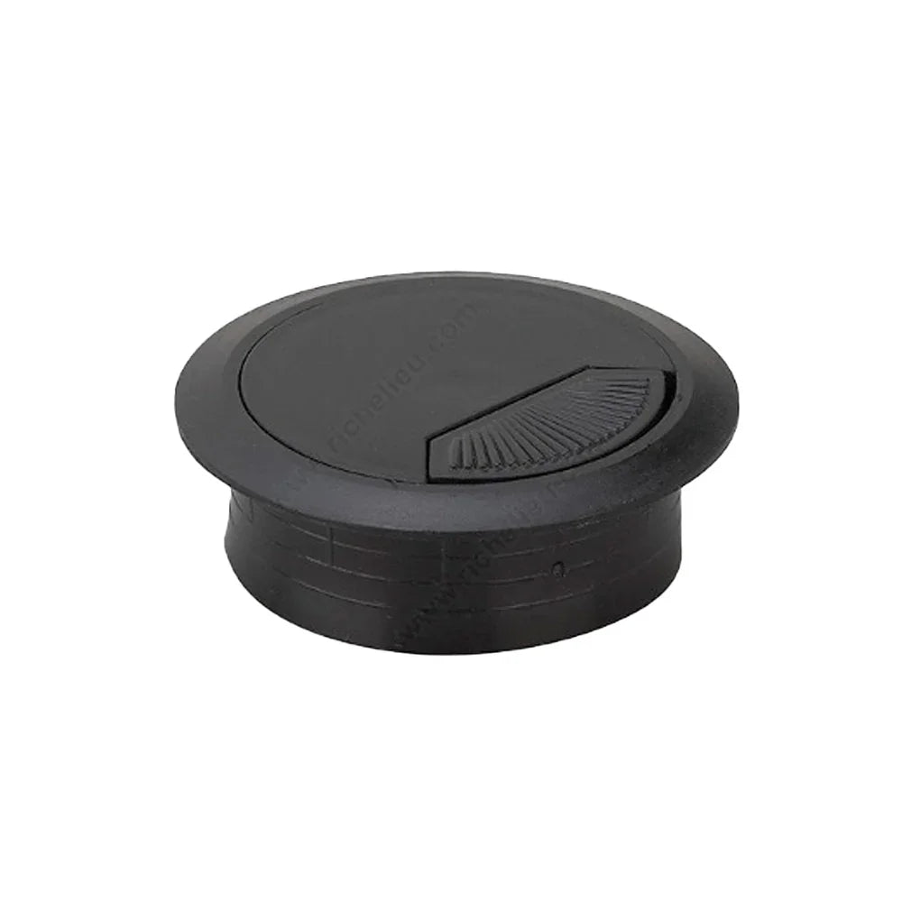 Passe fils circulaire 72mm noir - Richelieu