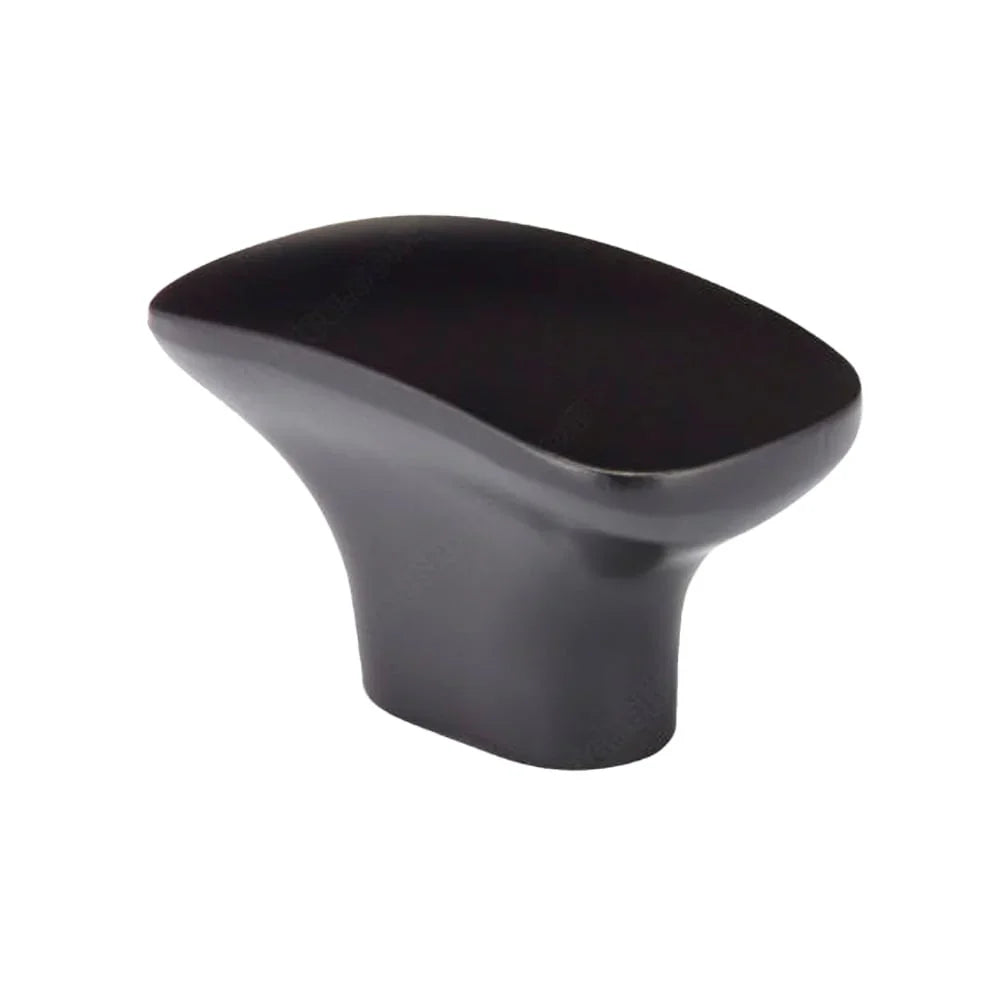 Modern knob #7345 matte black 44mm - Richelieu