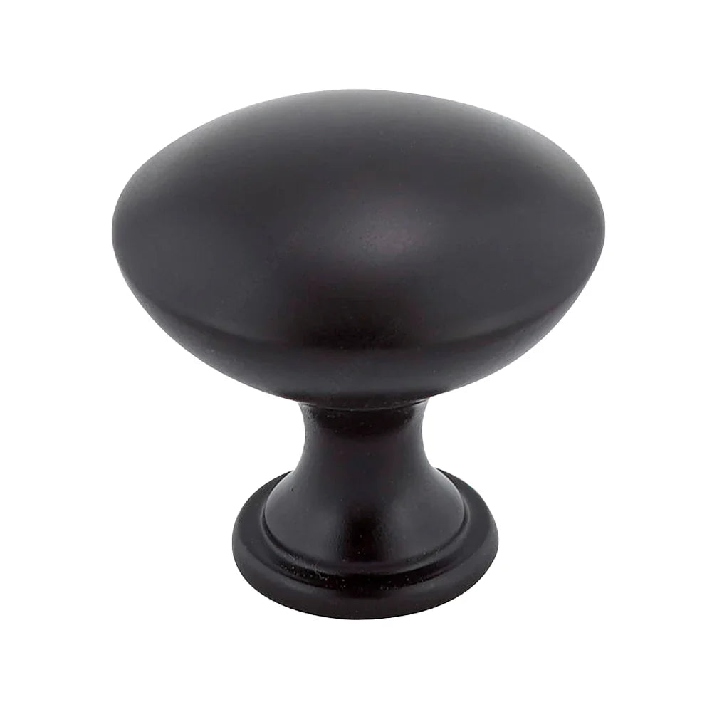 Modern knob #9041 matte black 40mm - Richelieu