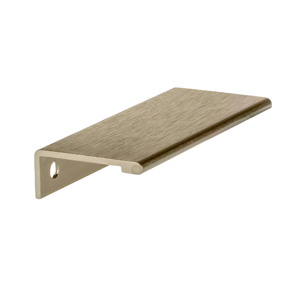 Modern edge pull #9898 brushed champagne bronze 80mm - Richelieu