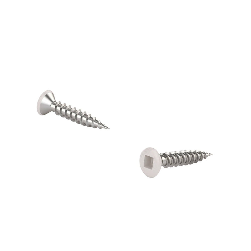 Vis à bois tête ovale blanche 5/8’’ #5 20/pqt - Reliable