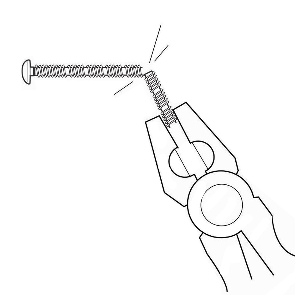 Breakaway machine screw m4 b type (10/pgk)
