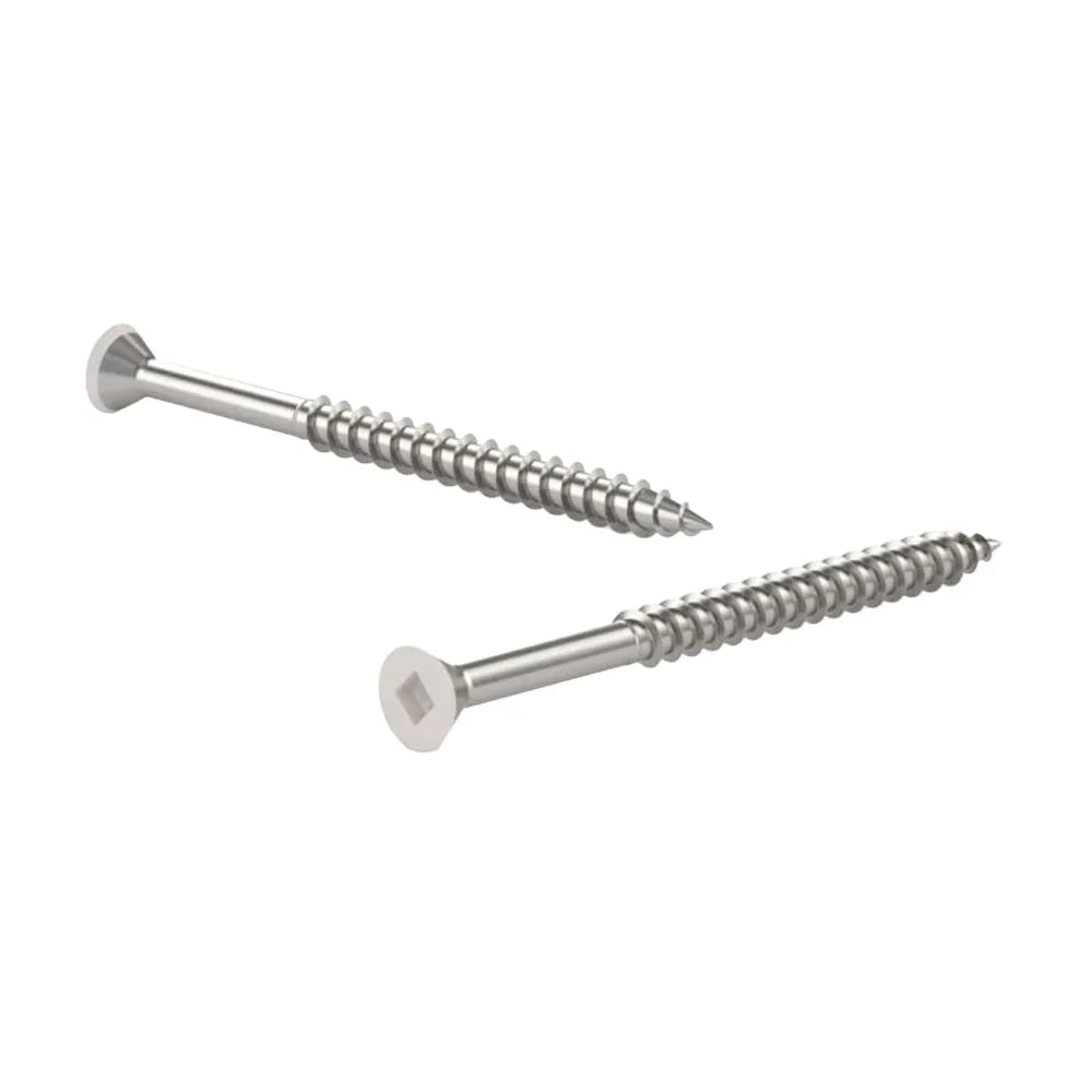 Wood Screw flat head white #8 - Reliable
