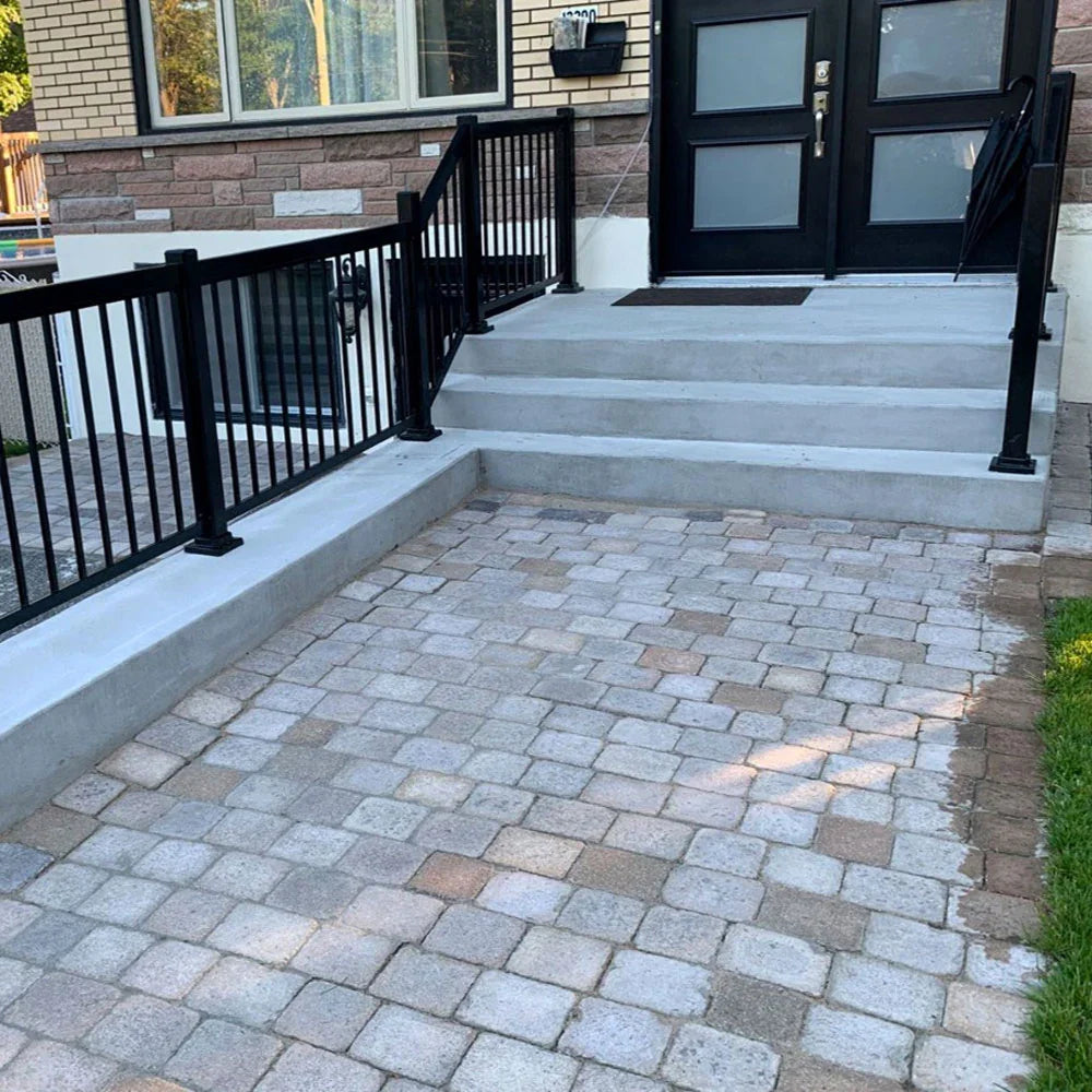 Entourage Aluminum Railing Pebble Black or Withe - Kool-Ray