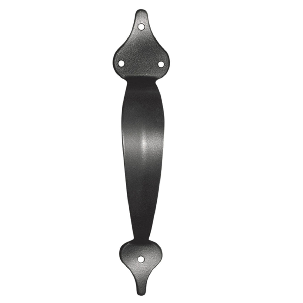 Gate pull handle black #ghw10/b