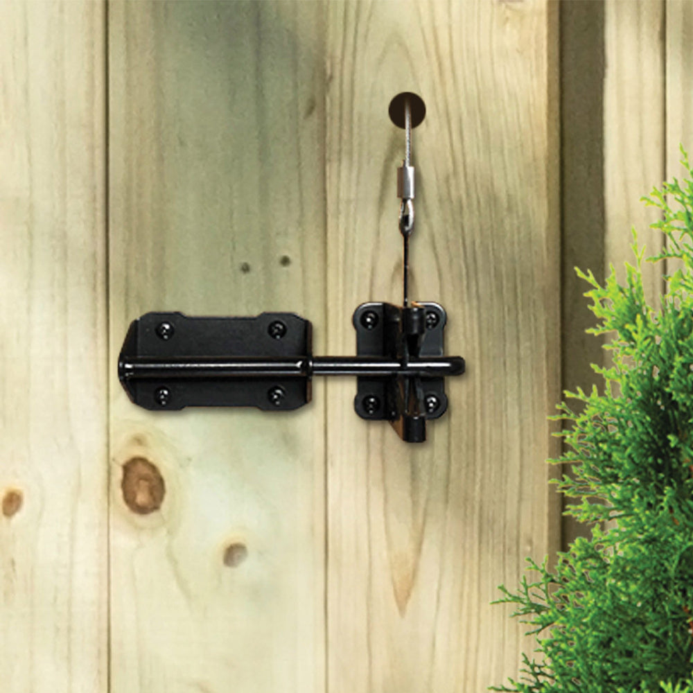 Loquet robuste pour portillon #glwhd, noir