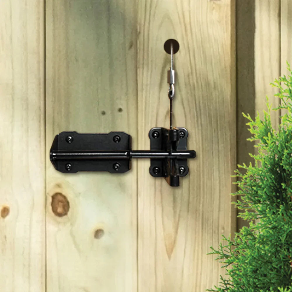 Loquet robuste pour portillon #glwhd, noir