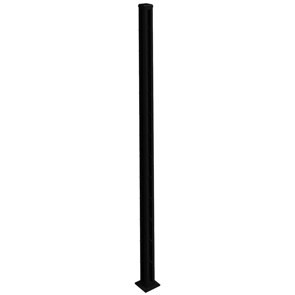 Duo Intimacy Corner Post 3"x3"x75.5" Black - Kool-Ray