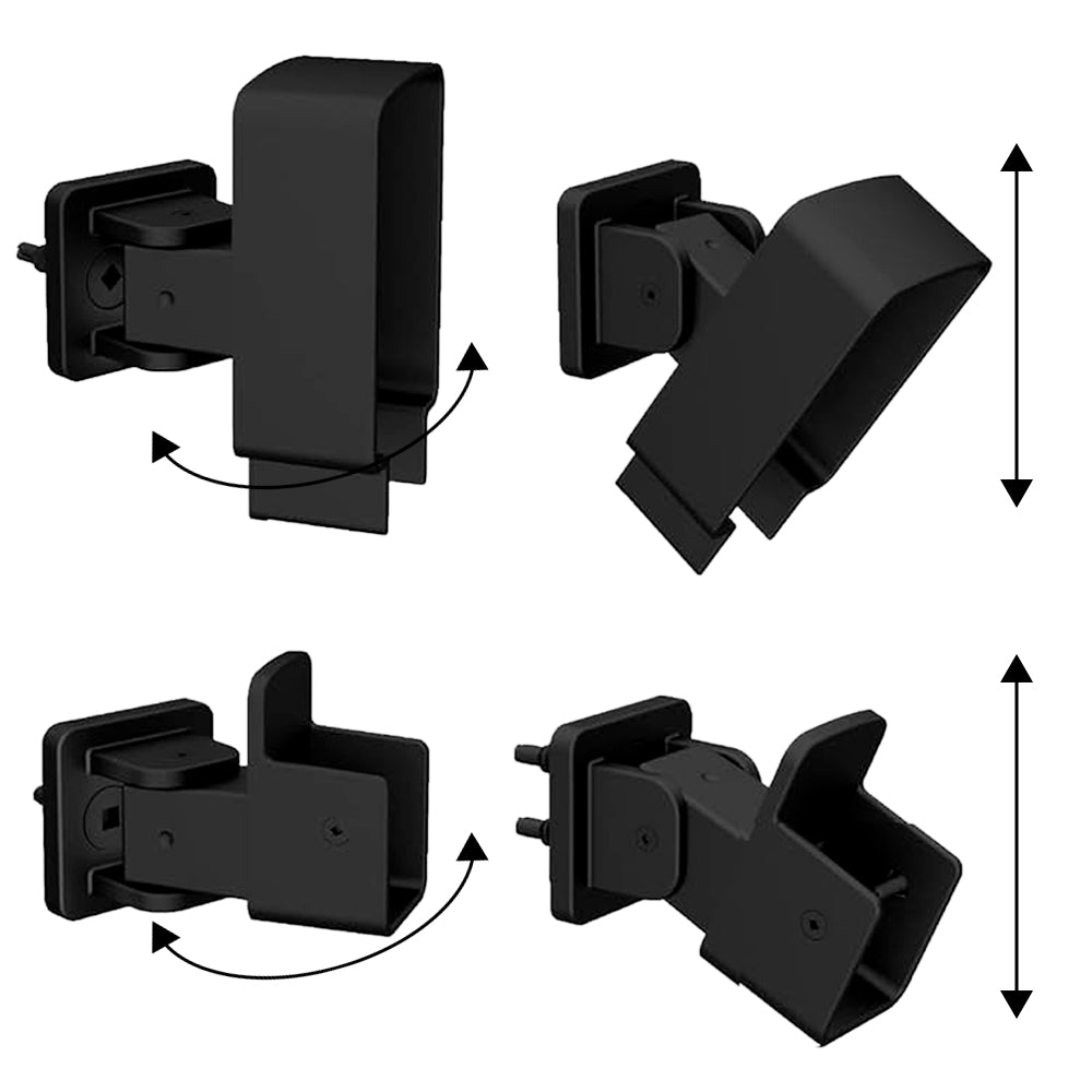 Adaptateur angulaire entourage pour garde-corps en aluminium noir mat ou blanc - Kool-Ray