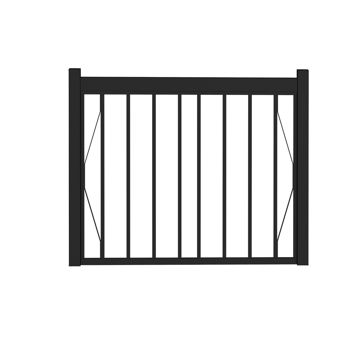 Railing gate set - Black - Kool-Ray