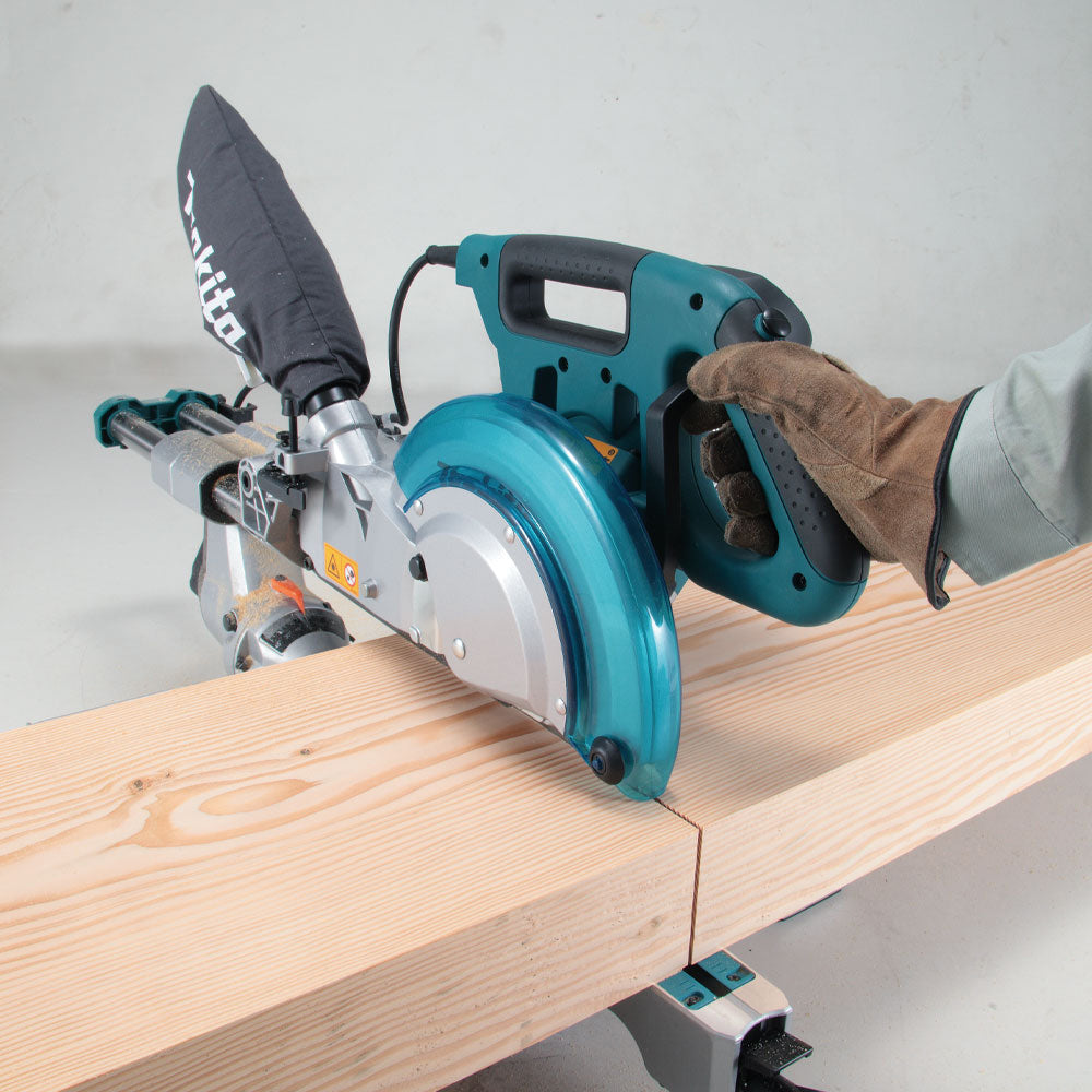 Scie à onglets combinés double coulisse 10'' avec laser LS1018L, Support inclus - Makita