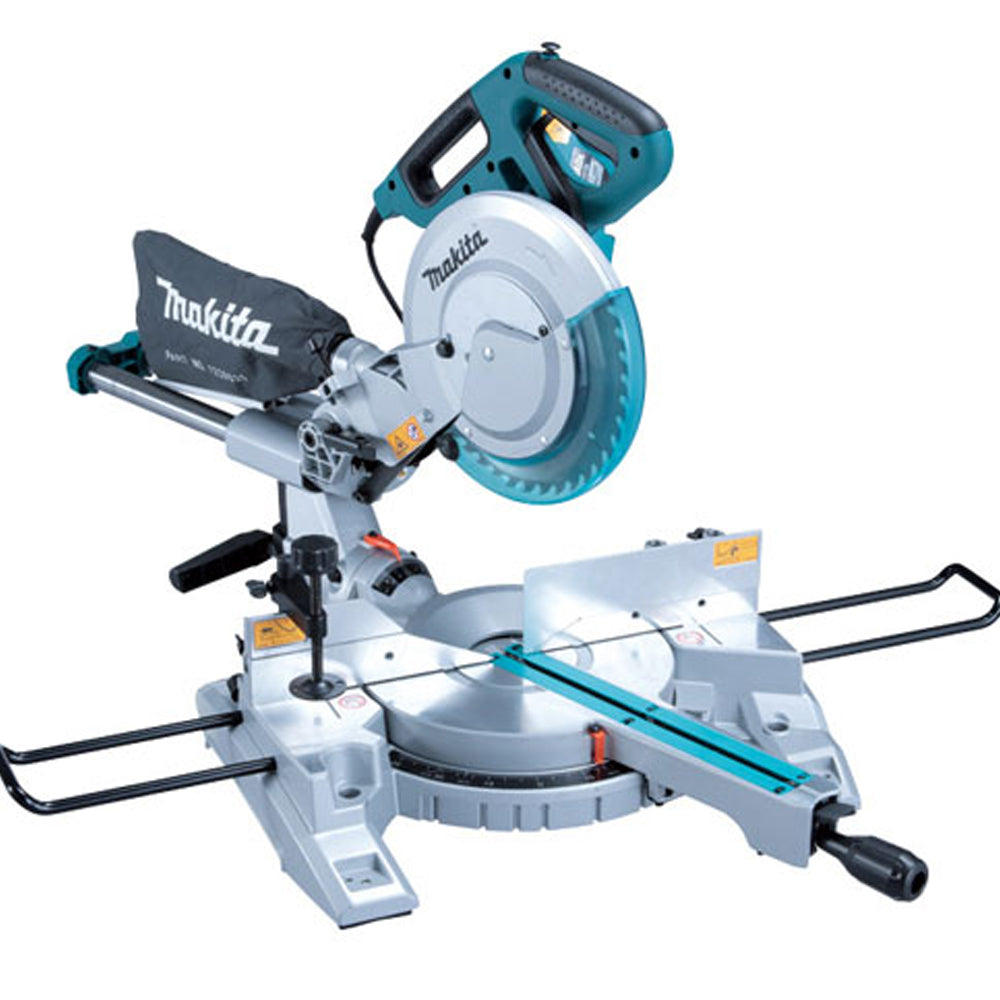 Scie à onglets combinés double coulisse 10'' avec laser LS1018L, Support inclus - Makita