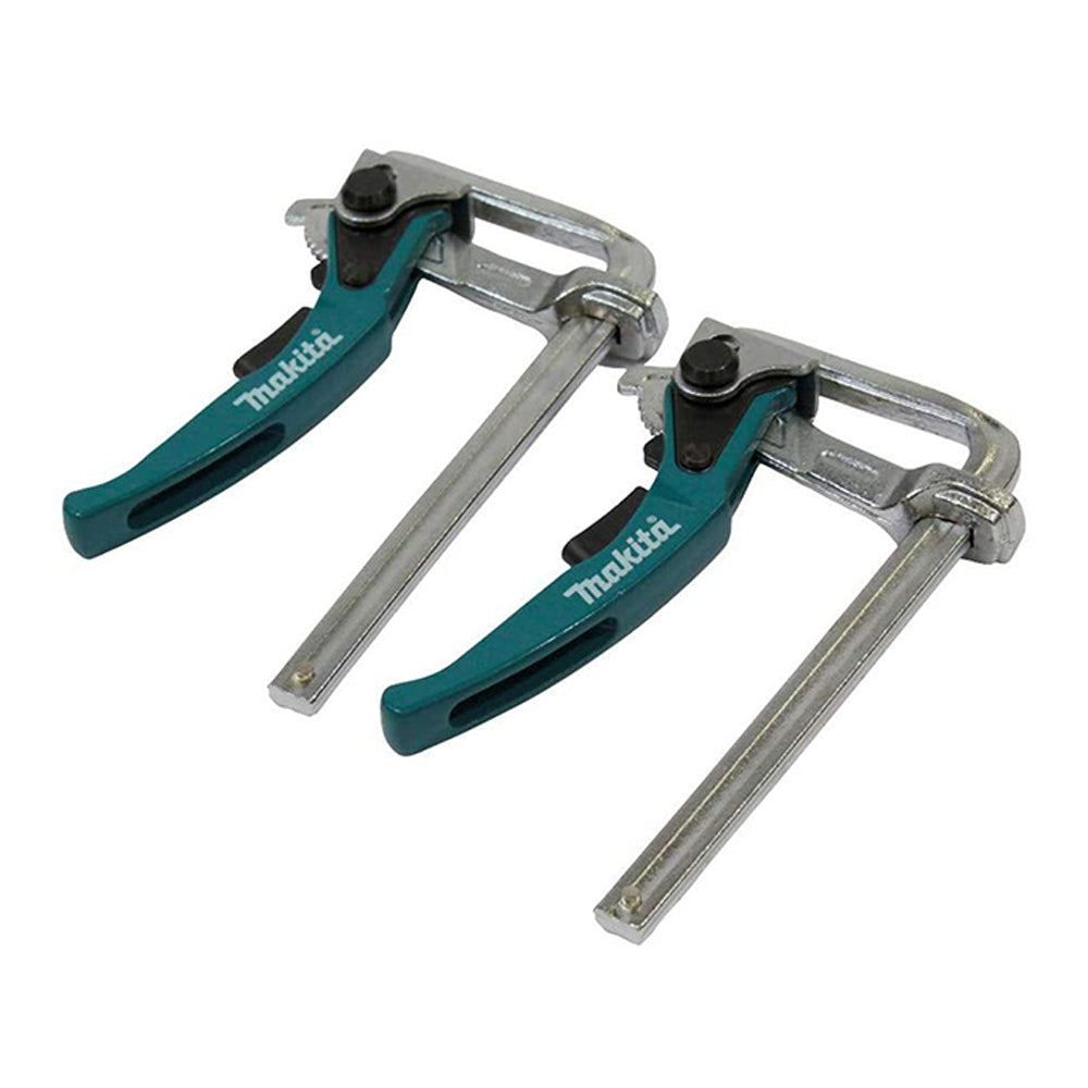 Quick-Release Ratcheting Guide Rail Clamp Set - Makita