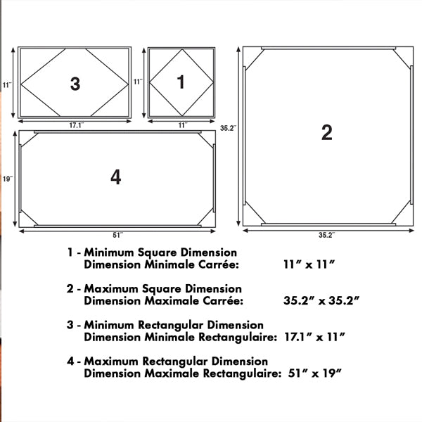 Base mobile universelle extensible - King