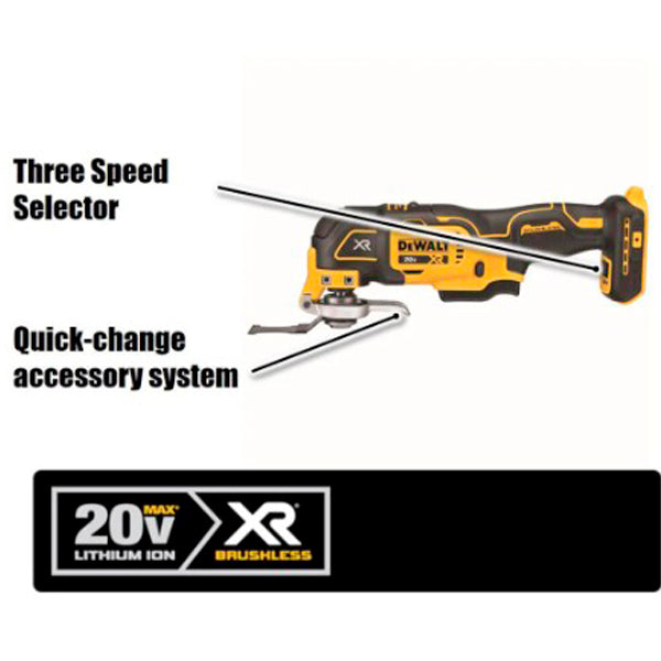 Oscillationg Tool Kit 20v #DCS356D1 - DeWalt