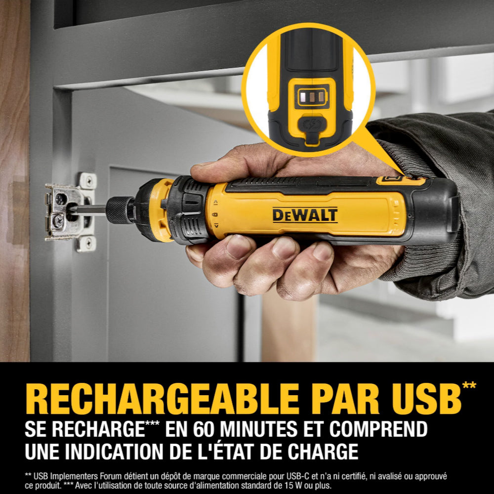 14 pc Cordless Screwdriver set Flexdrive #DWHT66719 - Dewalt