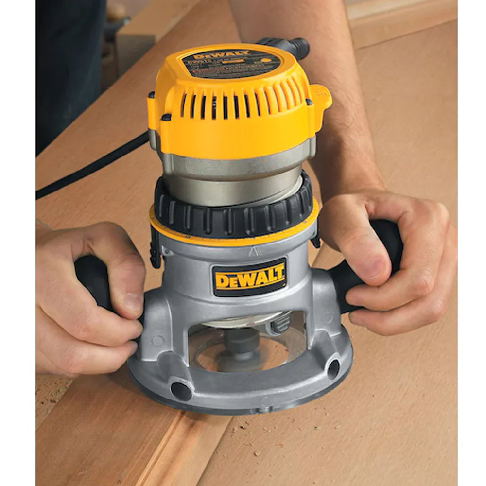 2 1/4hp fixed base router with soft start #DW618 - DeWalt