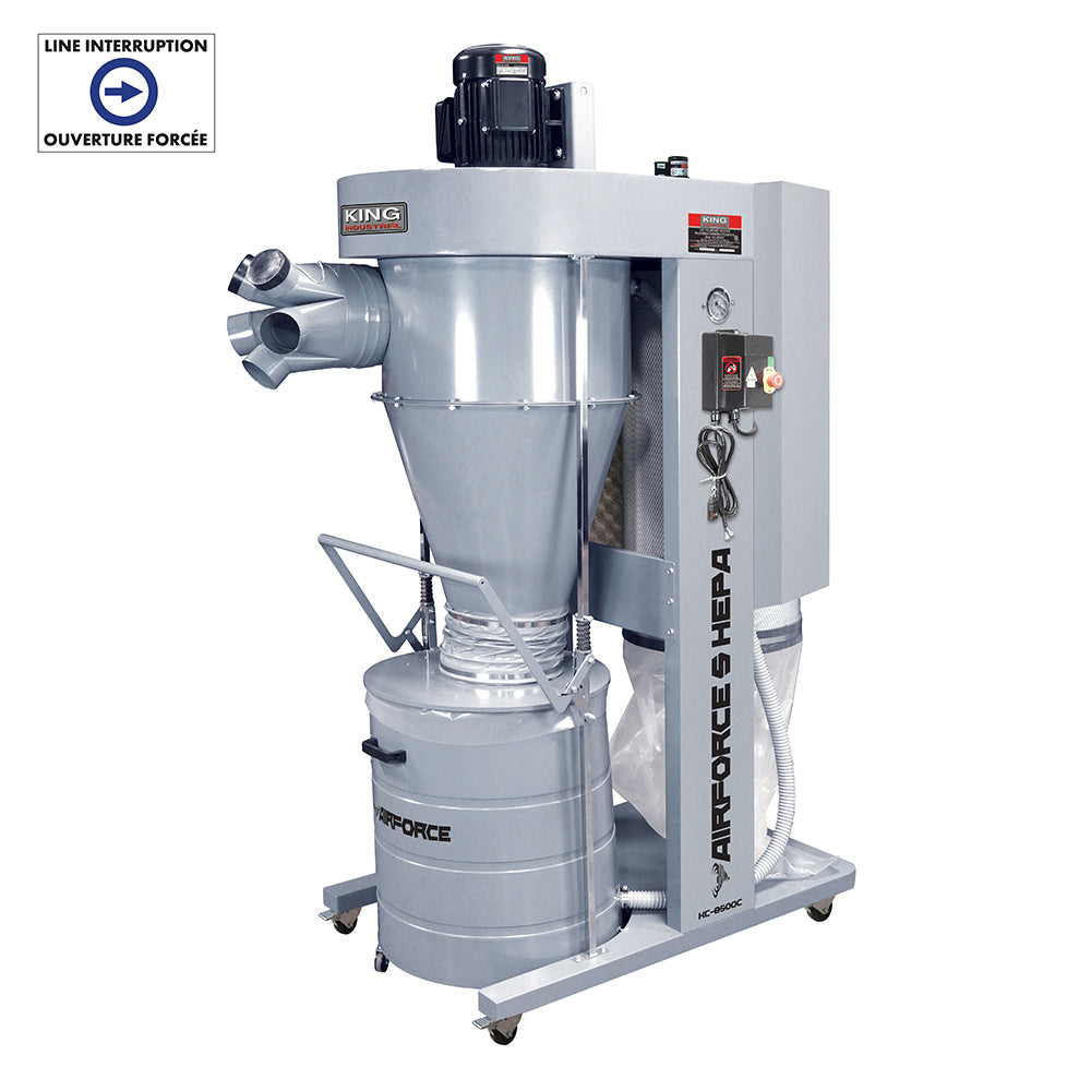 5hp cyclone dust collector #KC-8500C - King
