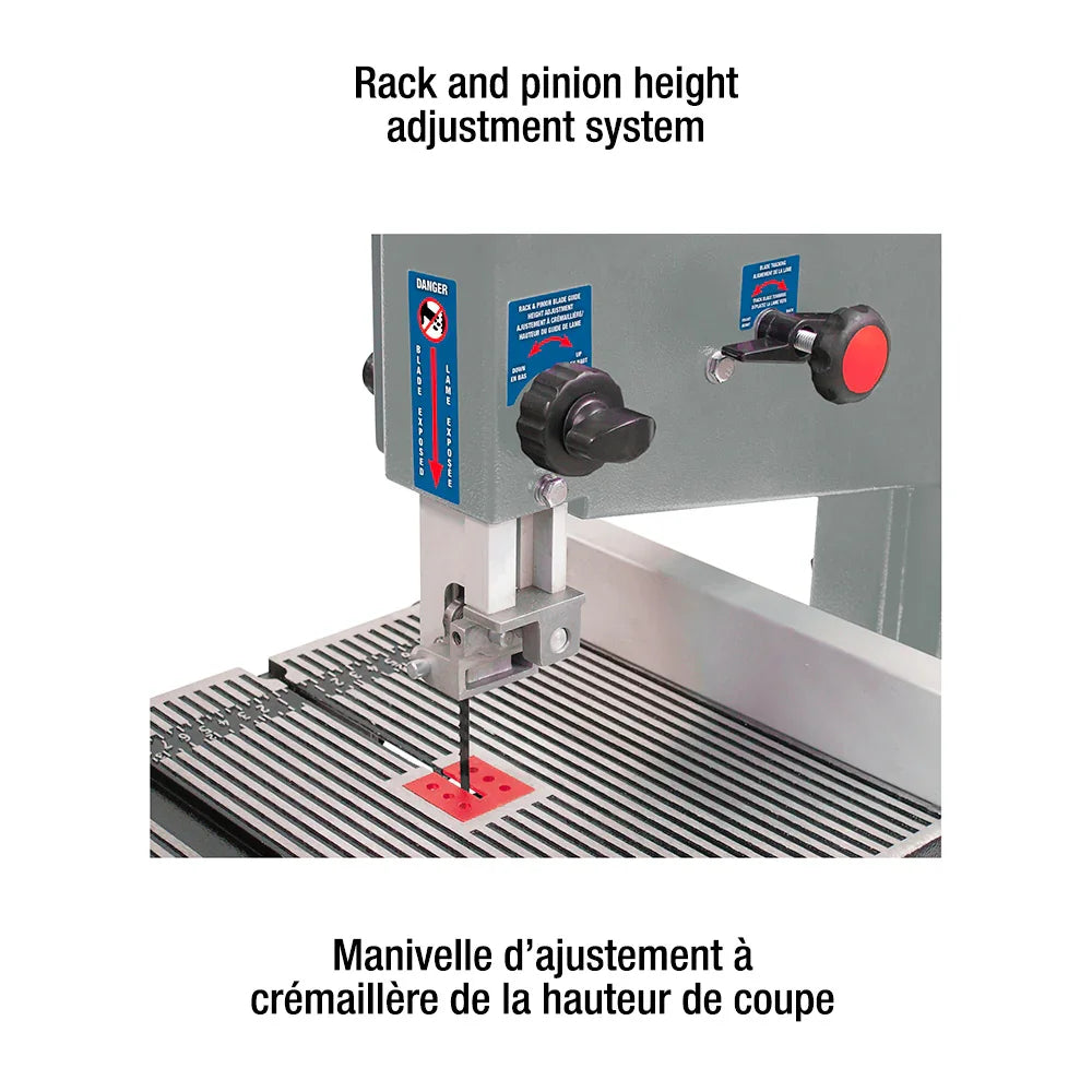 9’’ Wood bandsaw with laser #kc-902c - King